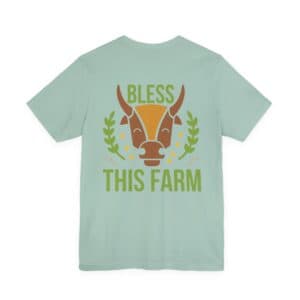 Bless This Farm T-Shirt – Rustic Cow Farm Tee for Farmers & Country Living